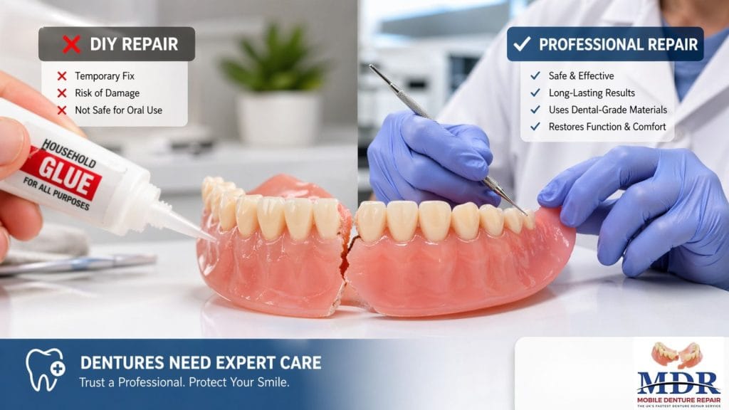 Damaged Dentures